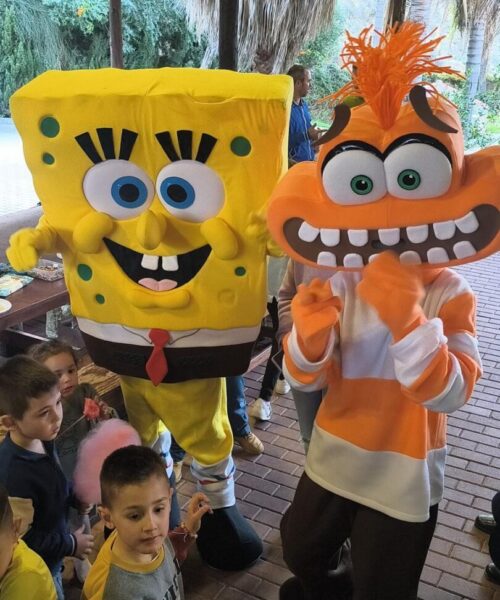 disfraz cabezon bob esponja